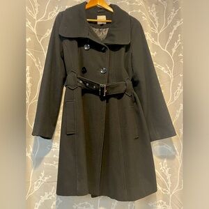 Black Sonoma pea coat, medium